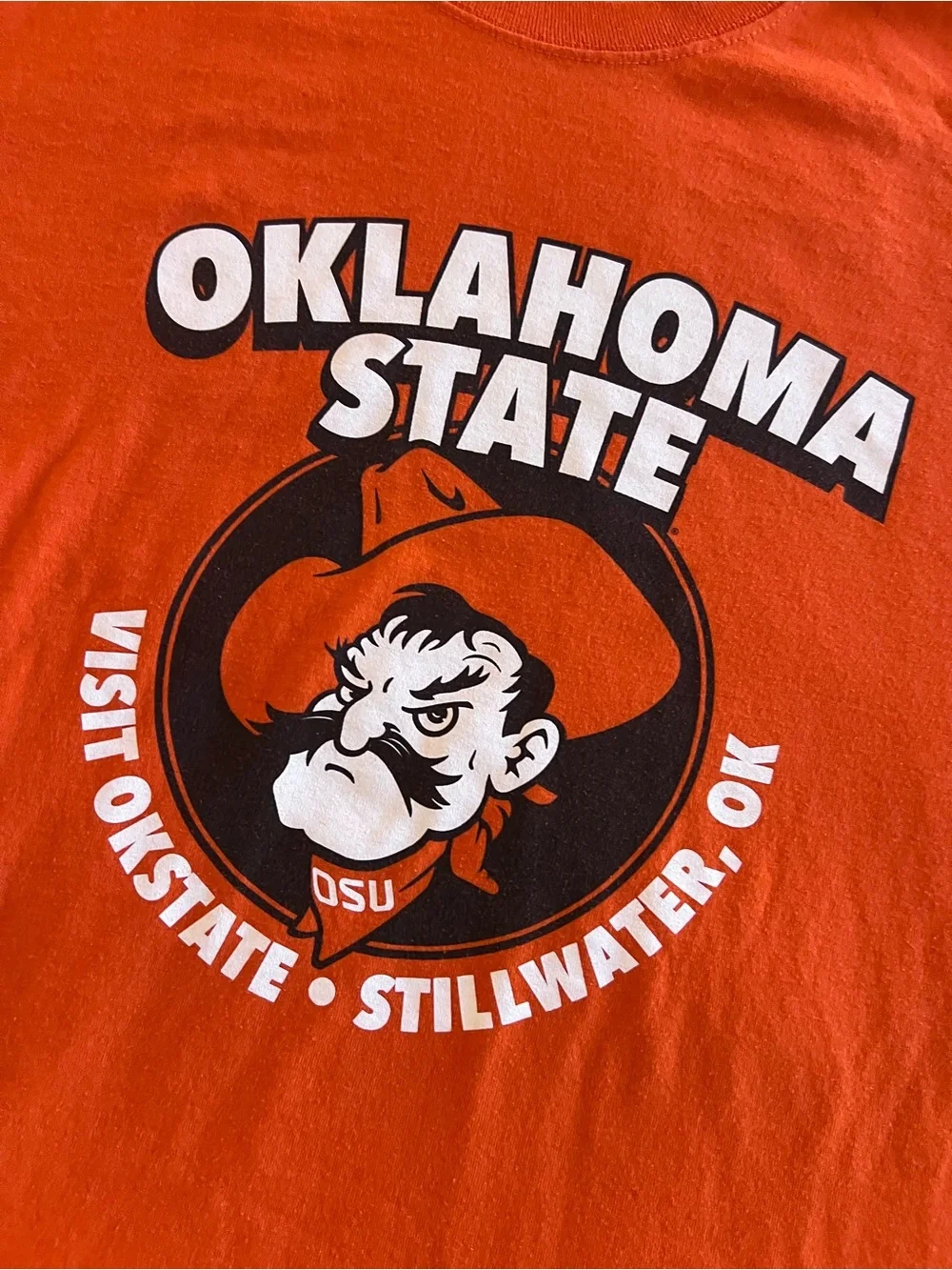 Port and Company Orange Oklahoma State Graphic Tee